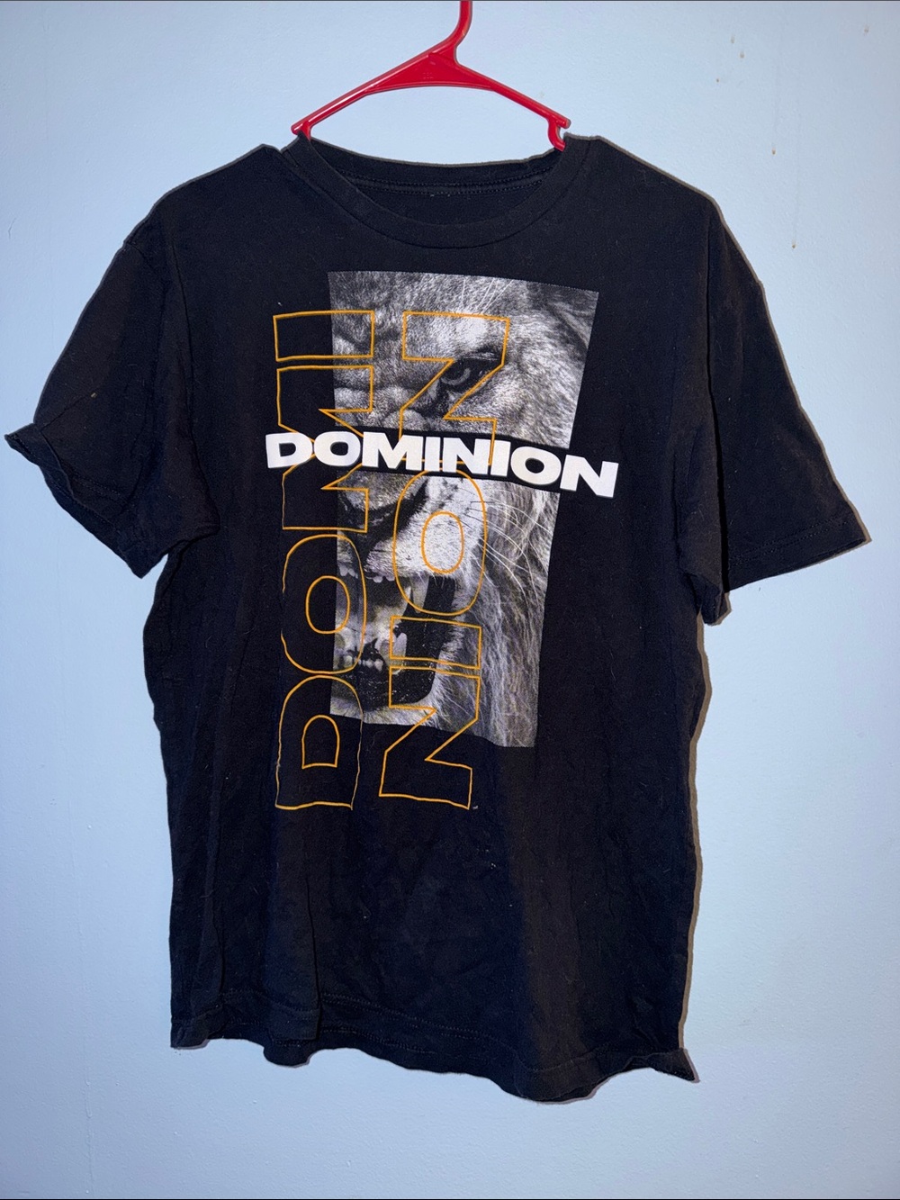 Dominion your men’s large Black Graphic Tee - Men's Short Sleeve Shirt
